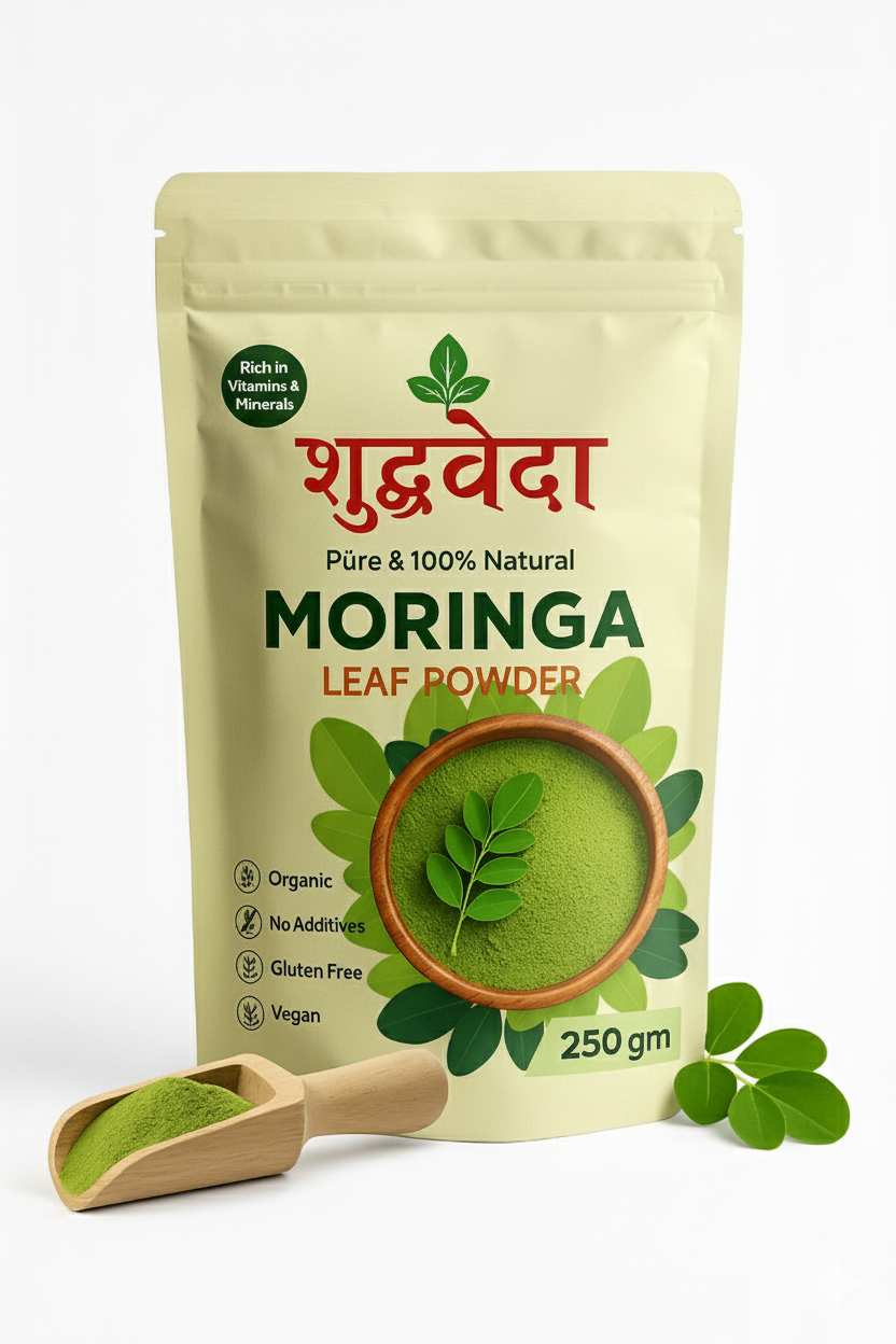 Shudhveda Organic Moringa Powder: The Ultimate Superfood for Daily Wellness