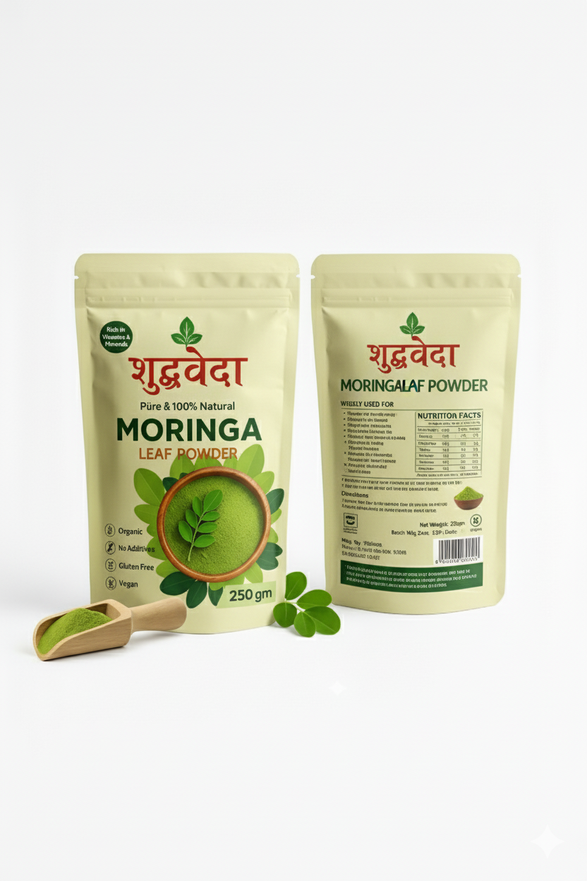Shudhveda Organic Moringa Powder: The Ultimate Superfood for Daily Wellness